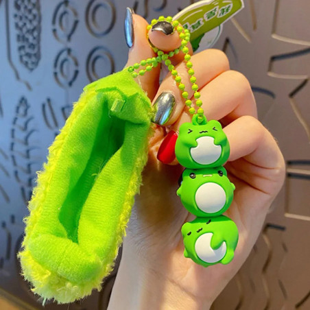 Portachiavi Rana "Bozzolo Verde" – Trio Kawaii, Idea Regalo