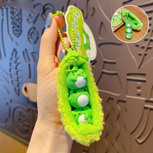 Portachiavi Rana "Bozzolo Verde" – Trio Kawaii, Idea Regalo