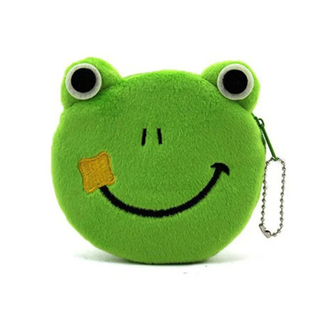 Portachiavi Rana Carino 'Sorriso Verde' – Mini Portamonete