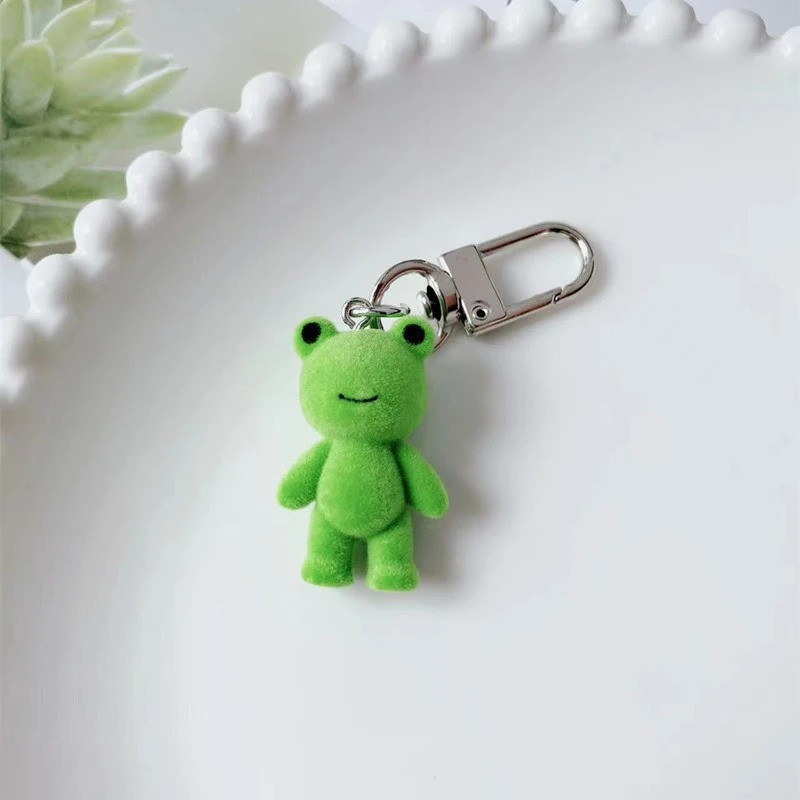 Portachiavi Rana 'Amico Verde' – Peluche Carino e Originale