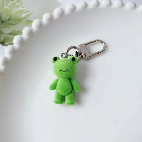 Portachiavi Rana 'Amico Verde' – Peluche Carino e Originale
