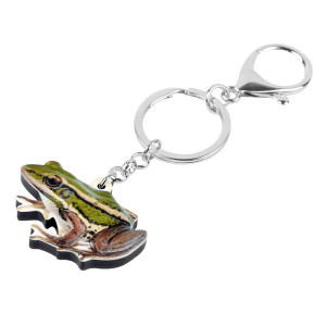 Portachiavi Rana Realistico | Idea Regalo Originale in Resina