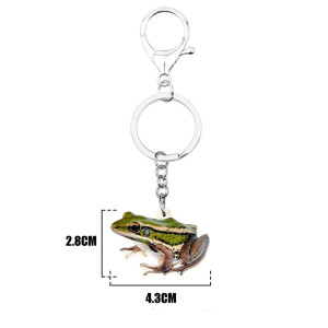Portachiavi Rana Realistico | Idea Regalo Originale in Resina