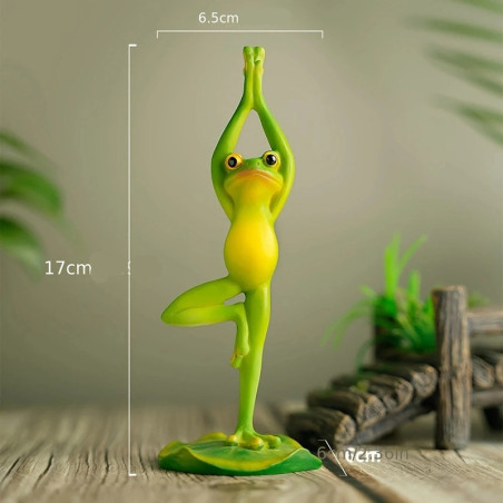 Statuine Rana Yoga | 4 Posizioni Zen | Decorazione Originale