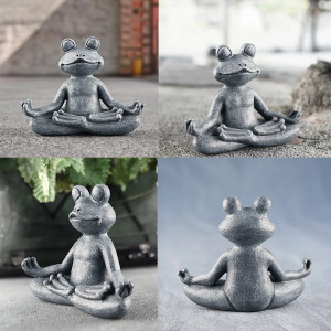 Statuetta Rana Zen | Decorazione Meditazione in Resina