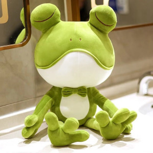 Peluche Rana Gentiluomo | Morbida & Elegante | Idea Regalo