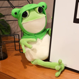 Peluche Rana Gigante | Pupazzo Morbido | 2 Misure a Scelta