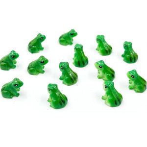 Mini Ranocchie in Resina – Set per Decorazioni DIY & Terrari