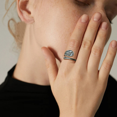 Anello Ape Argento 925 | Serenata Floreale Natura & Eleganza