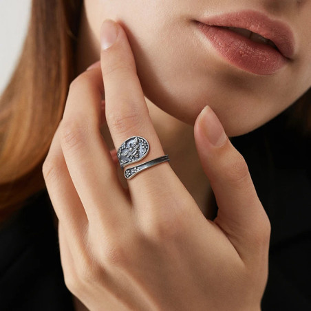 Anello Ape Argento 925 | Serenata Floreale Natura & Eleganza
