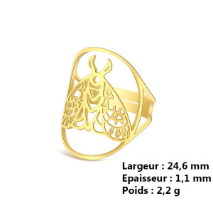 Anello Farfalla Dorato o Argentato | Scintilla di Polline