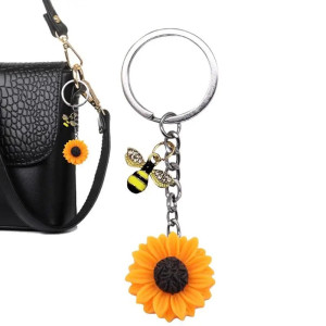 Portachiavi Ape e Girasole | Idea Regalo Originale Donna