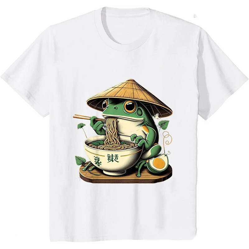 T-shirt Rana Ramen Zen | Maglietta Divertente e Originale