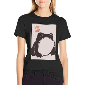T-shirt Rana Giapponese Zen – Calligrafia Sumi-e & Stile Unico