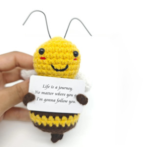 Ape Uncinetto con Messaggio "Life is a Journey" – Idea Regalo
