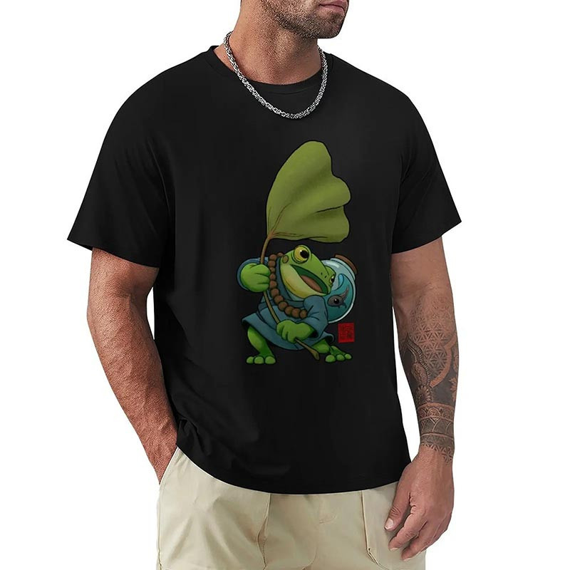 Maglietta Rana Zen Giapponese 'Zenji' – Stile Unico e Zen 🐸