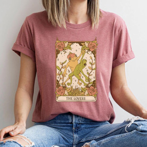 T-shirt Rana "Gli Amanti" | Idea Regalo Stile Tarocchi
