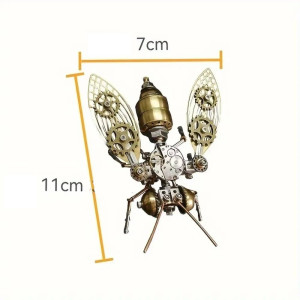 Puzzle 3D Ape Steampunk da Montare – Scultura in Ottone