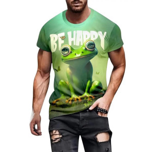 T-shirt Rana Positiva – Be Happy | Stile Zen e Divertente