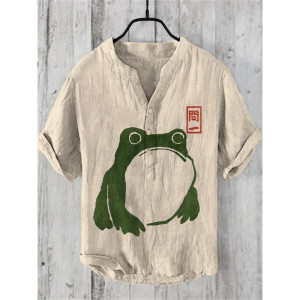 Camicia Rana Zen | Stile Giapponese e Natura | Idea Regalo
