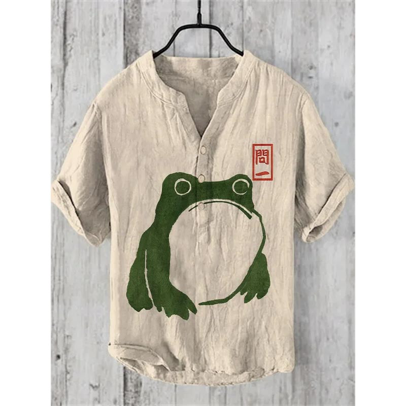 Camicia Rana Zen | Stile Giapponese e Natura | Idea Regalo