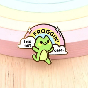 Spilla Rana Froggin' Libera – Accessorio Carino & Divertente