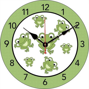 Orologio da Parete Rana | Idea Regalo Divertente per Bambini