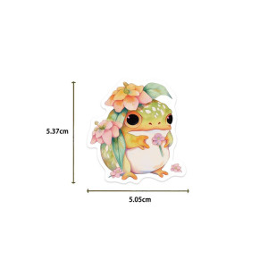 Adesivi Rana Pastello | Set 50 Sticker Stile Acquerello Kawaii
