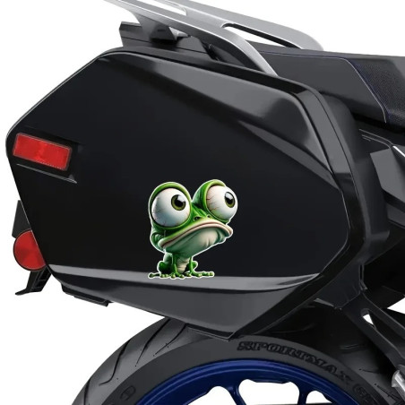 Adesivo Rana Turbo | Sticker Divertente & Originale 14x12.5 cm