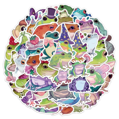 Sticker Rana Fatata | Set 50 Adesivi Magici e Colorati