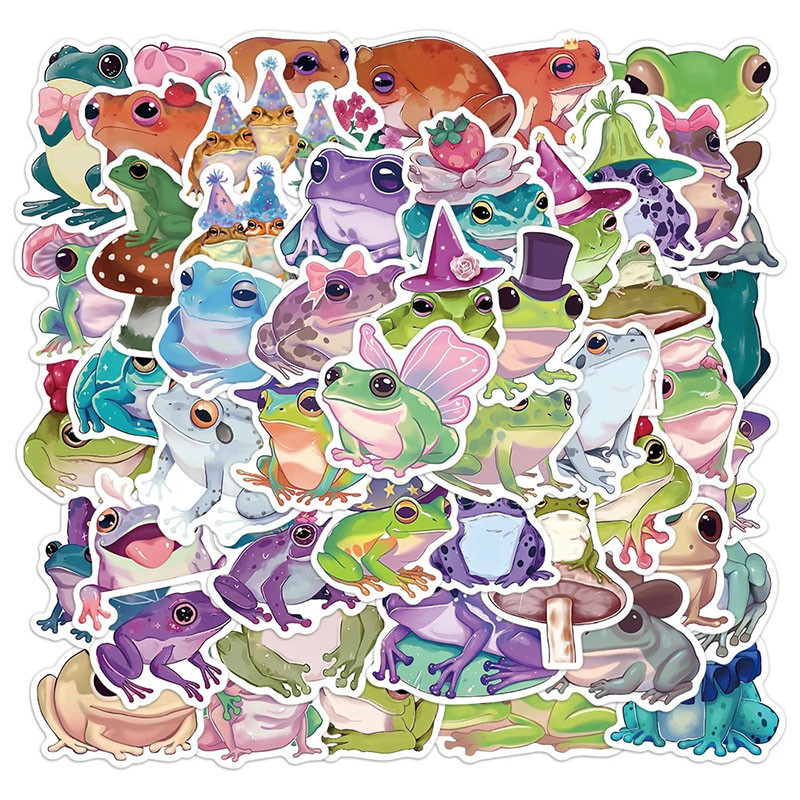 Sticker Rana Fatata | Set 50 Adesivi Magici e Colorati