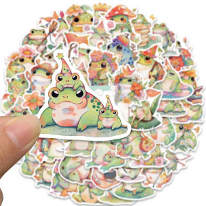 Adesivi Rana Bohémien | Sticker Pastello Carini - Set 50 pz