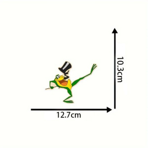 Adesivo Rana Showman – Sticker Cartoon 10,3 x 12,7 cm