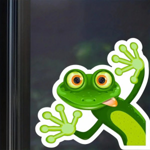 Sticker Rana Divertente – Adesivo Umoristico 15x14 cm