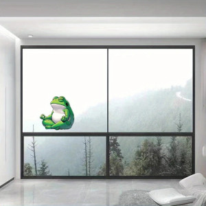 Adesivo Rana Zen – Sticker Meditazione Divertente 30x20 cm