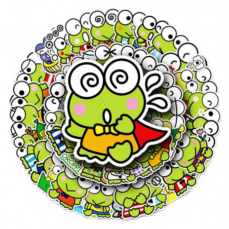 Adesivi Rana Kawaii Pop – Sticker Carini (10, 30 o 50 pz)