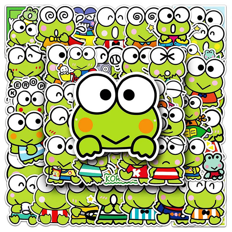 Adesivi Rana Kawaii Pop – Sticker Carini (10, 30 o 50 pz)