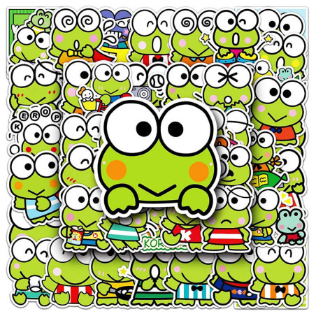 Adesivi Rana Kawaii Pop – Sticker Carini (10, 30 o 50 pz)
