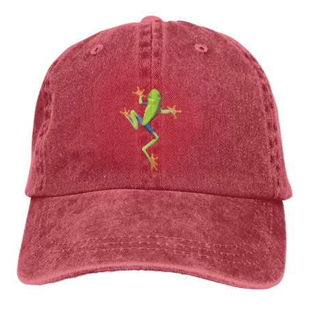 Cappellino Raganella Acrobata 🐸 – Look Naturale & Ricamo