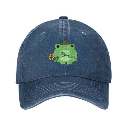 Cappellino Rana Cowboy Fiorito – Look Campestre & Carino