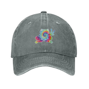 Cappellino Rana Peace & Rainbow Vibe – Tie-Dye Hippie 🌈