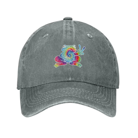 Cappellino Rana Peace & Rainbow Vibe – Tie-Dye Hippie 🌈