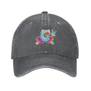 Cappellino Rana Peace & Rainbow Vibe – Tie-Dye Hippie 🌈