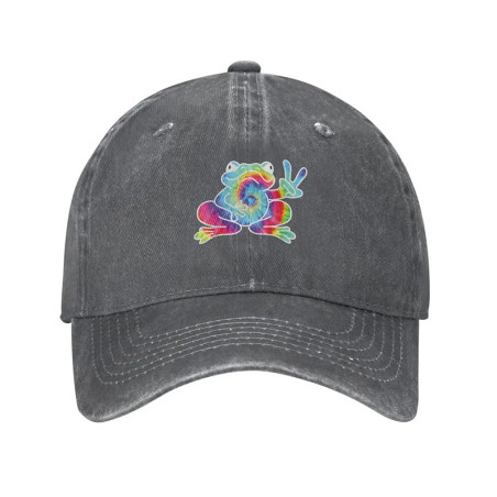 Cappellino Rana Peace & Rainbow Vibe – Tie-Dye Hippie 🌈