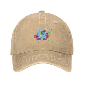 Cappellino Rana Peace & Rainbow Vibe – Tie-Dye Hippie 🌈