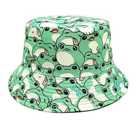 Cappello Rana Pop'Cra – Motivo Rane & Natura – Look Divertente