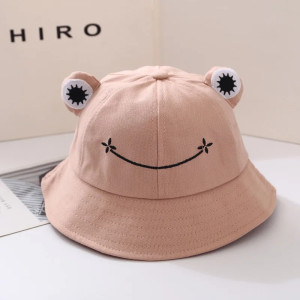 Cappello Bob Rana Sorridente – Cotone, Divertente, 6 Colori