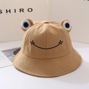 Cappello Bob Rana Sorridente – Cotone, Divertente, 6 Colori