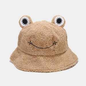 Cappello Rana Sorridente – Bob Peluche Morbido in 4 Colori