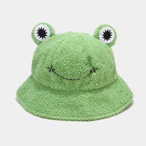 Cappello Rana Sorridente – Bob Peluche Morbido in 4 Colori